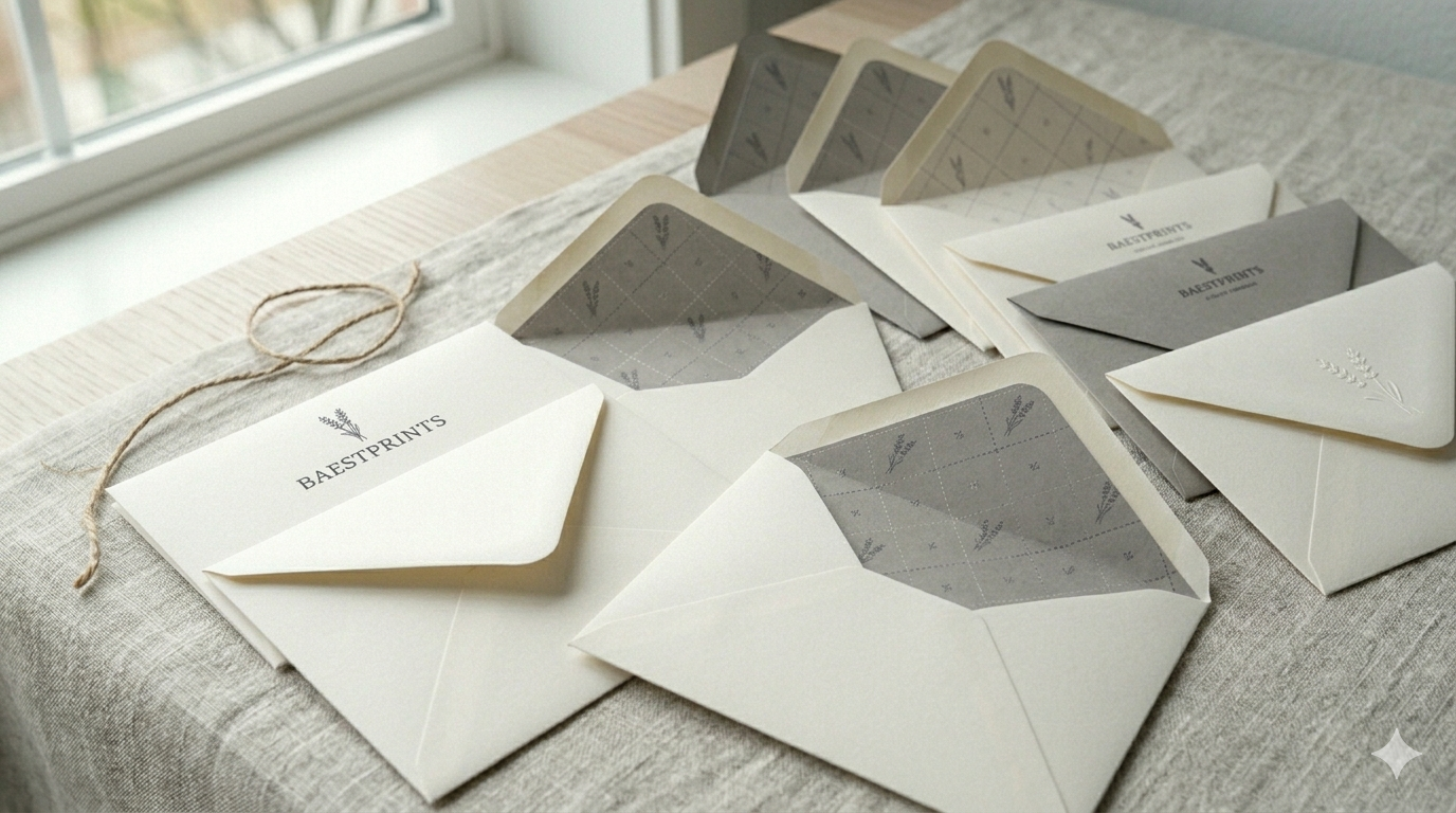 Customized Printed Card, Invitation, Mailing Envelopes